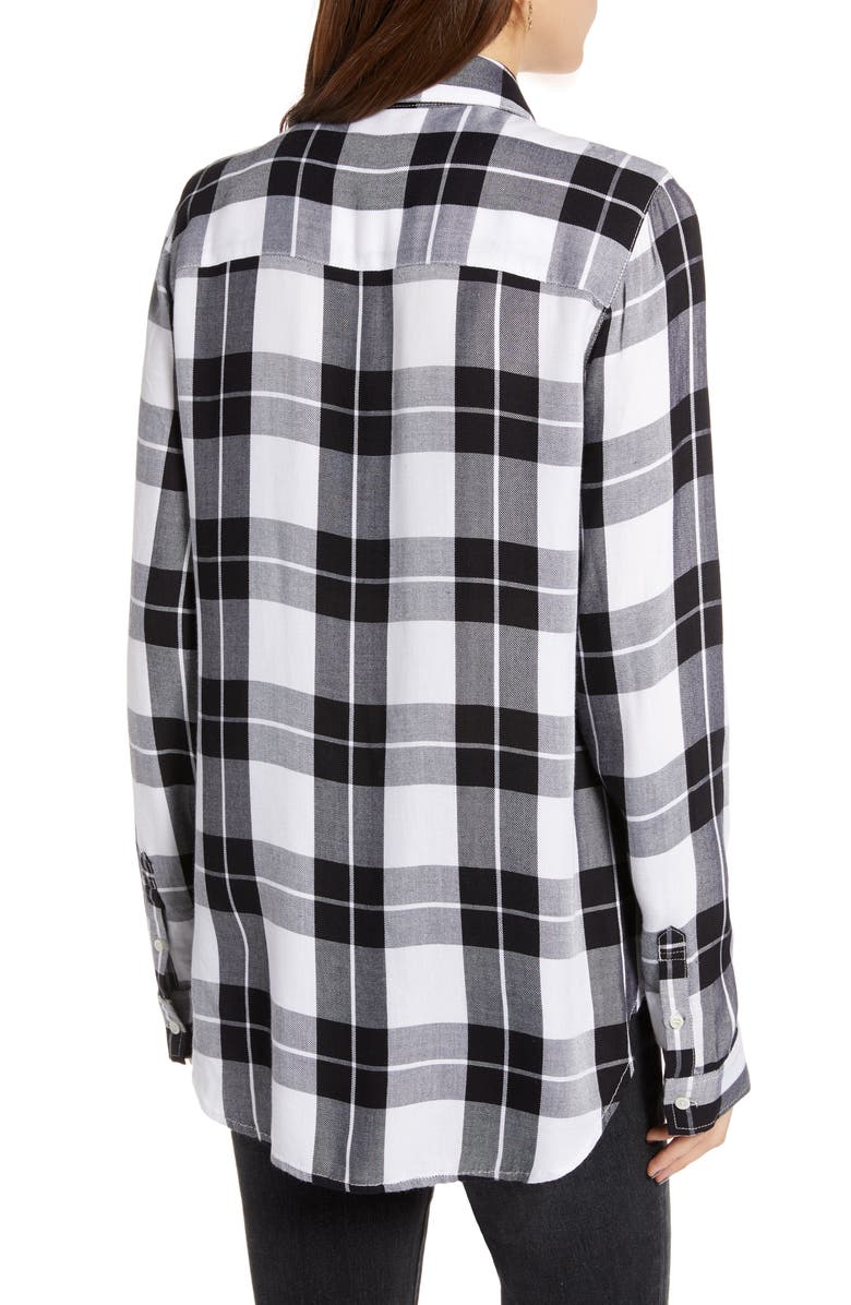 Treasure & Bond Classic Plaid Shirt, Alternate, color,