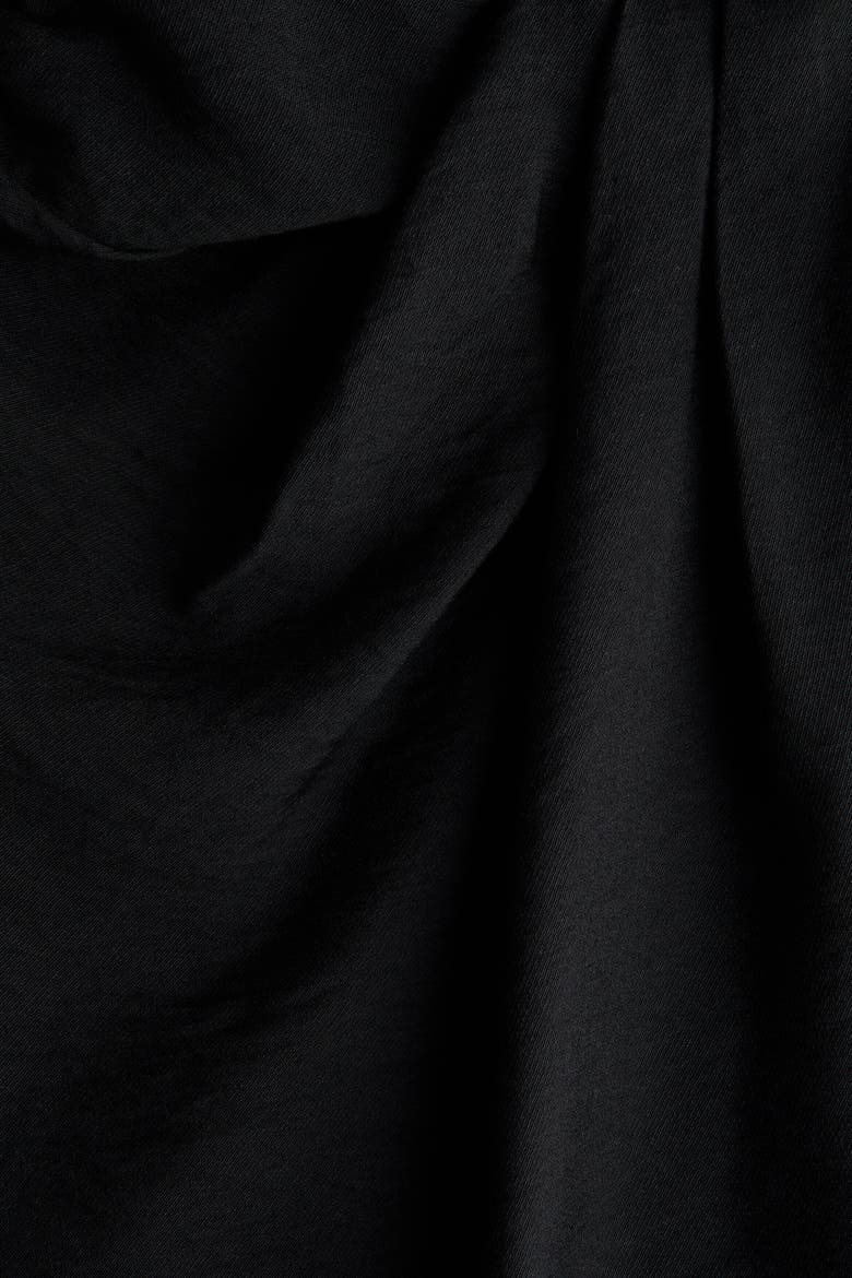 Twist-detail Skirt, Alternate, color, Black