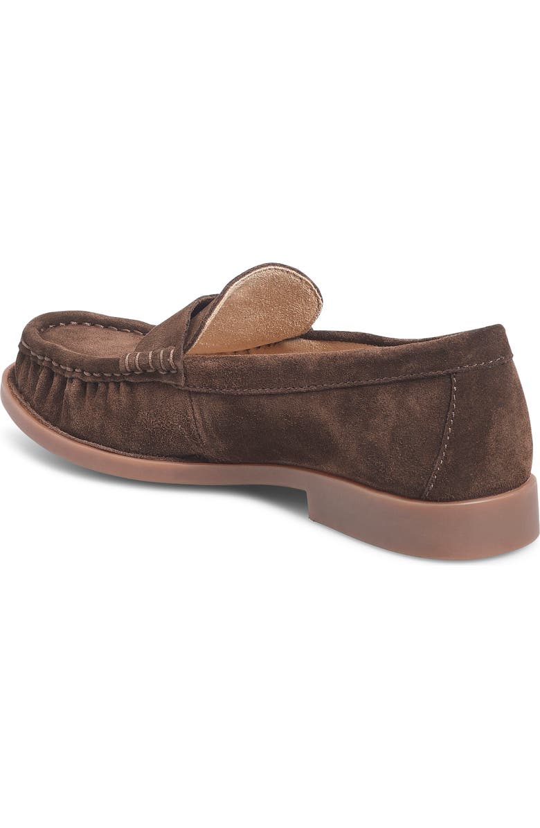 Børn Maris Loafer, Alternate, color, Dark Brown Suede