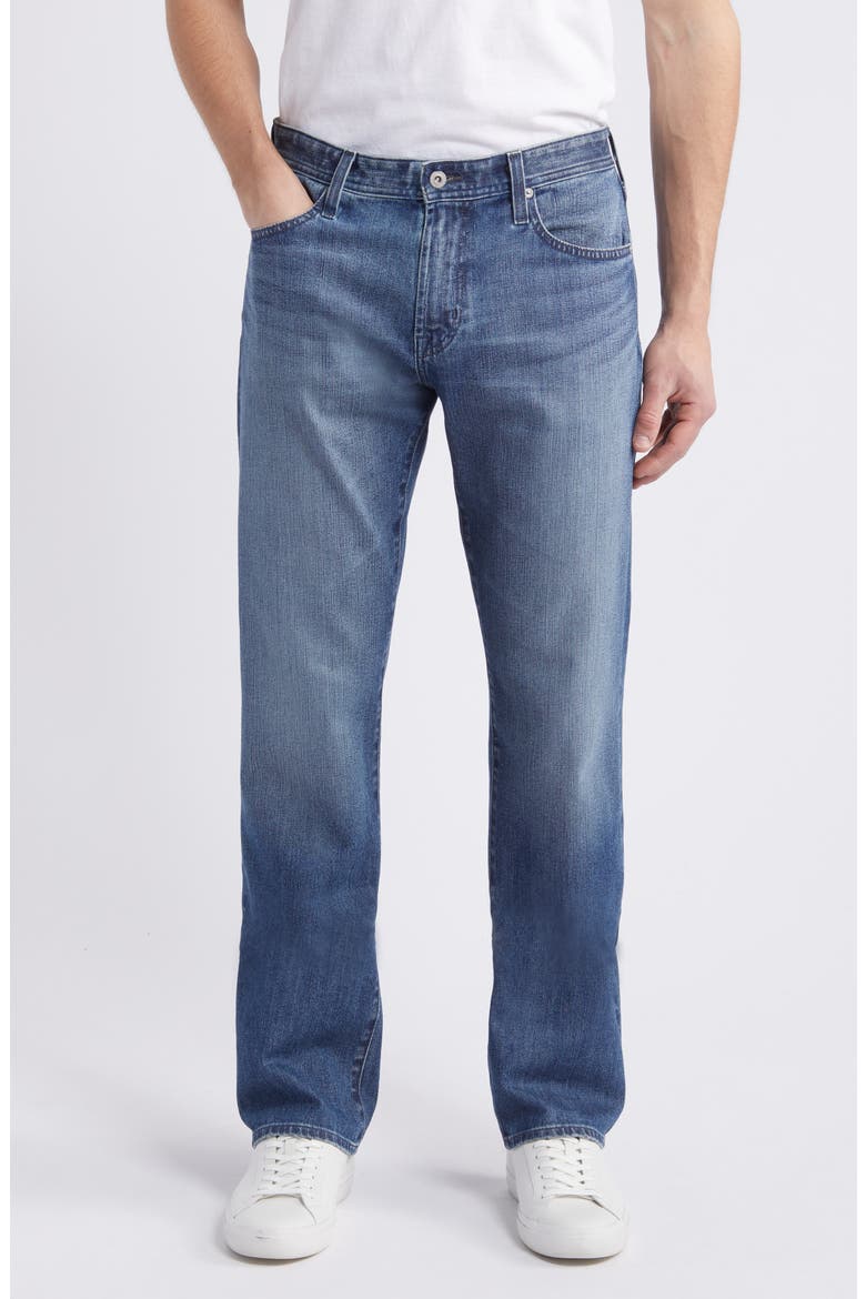 Protégé 360º Straight Leg Jeans (Nordstrom Exclusive), Main, color, CROSSFIELD