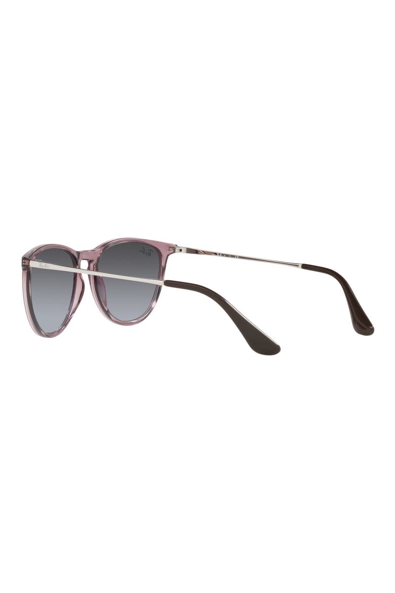 Kids' Junior Erika 50mm Gradient Phantos Sunglasses, Alternate, color, TRANSPARENT VIOLET