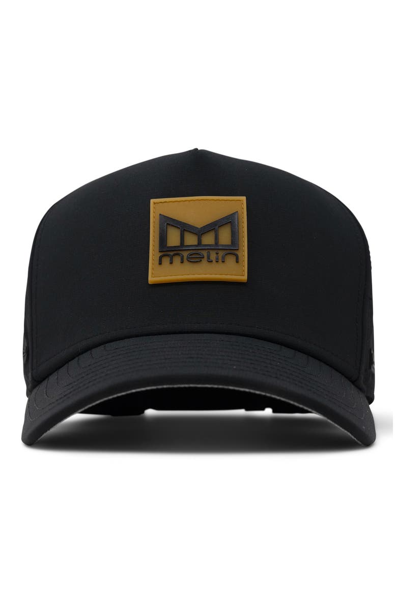 Odysea Stacked Hydro Performance Snapback Hat, Alternate, color, BLACK/ GUM