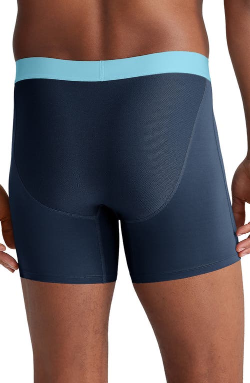 Tommy John 3-pack 360 Sport Micro 6-inch Boxer Briefs In Blue