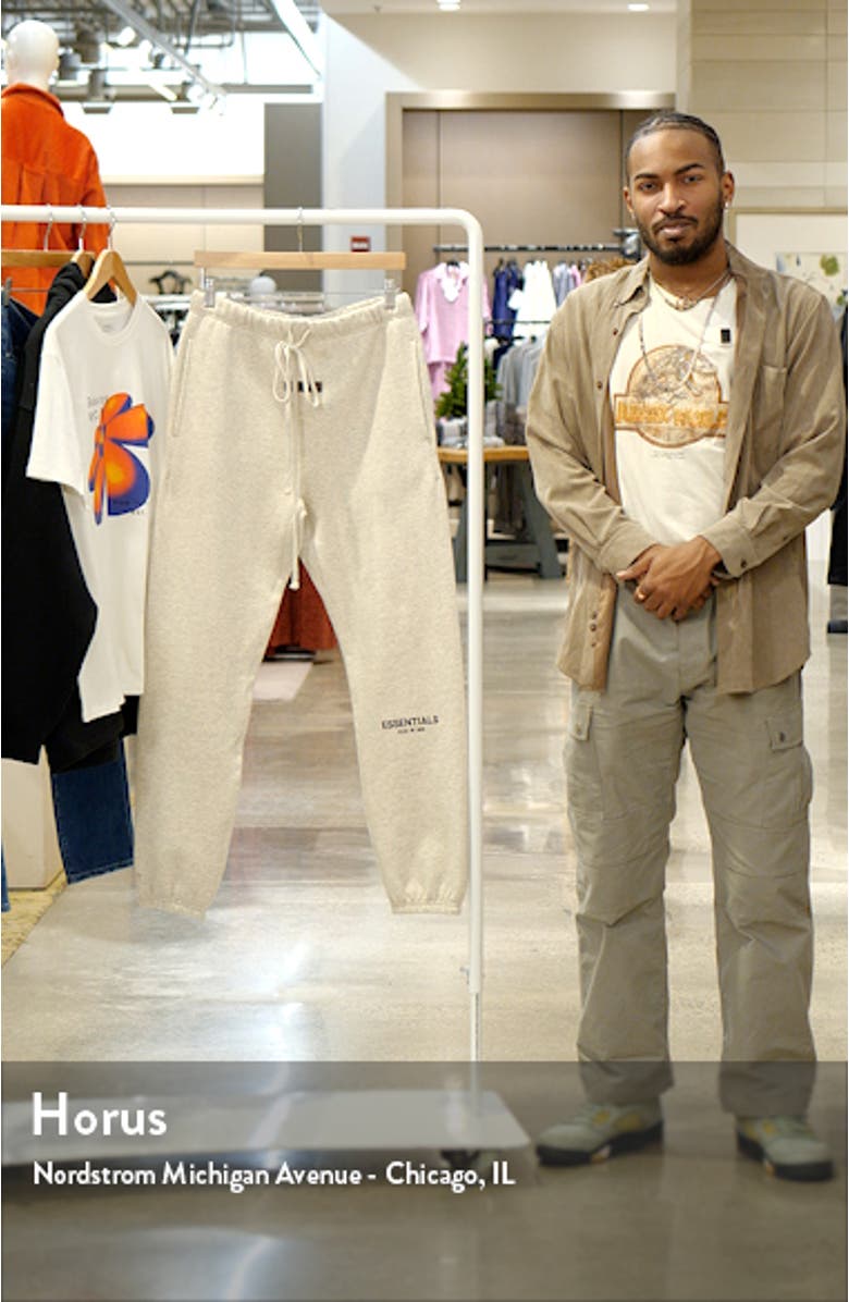 Essentials Cotton Blend Joggers, sales video thumbnail