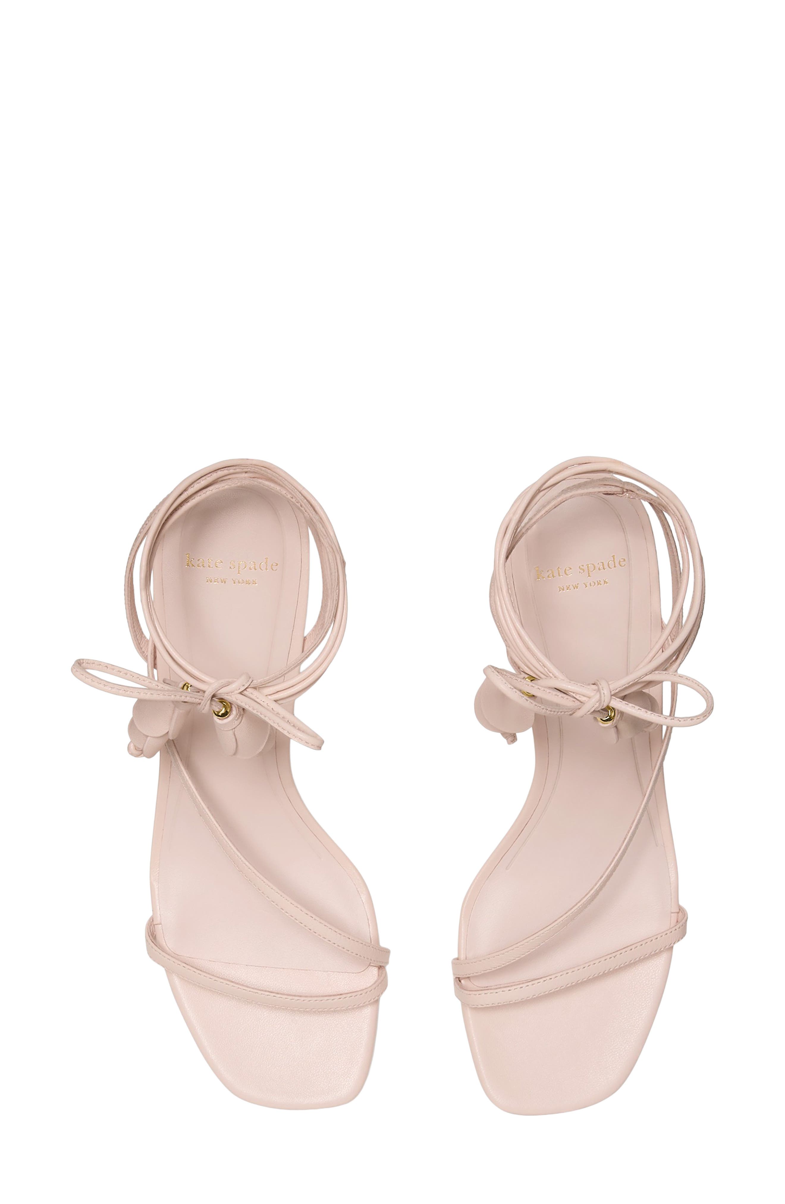 Kate Spade New York ankle wrap sandal, Alternate, color, Morning Beach