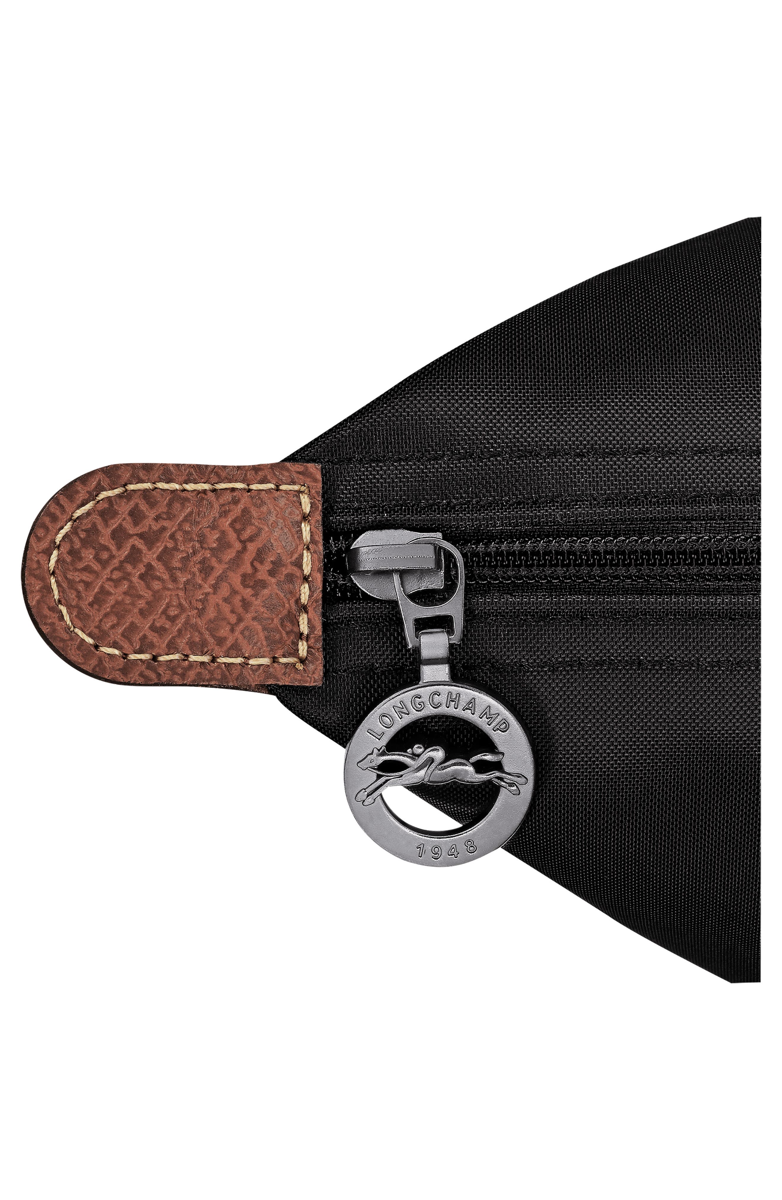 Longchamp Le Pliage Original Nylon Top Handle Bag, Alternate, color, Black