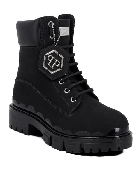 Nabuk Lace-Up Boots Immersed Men