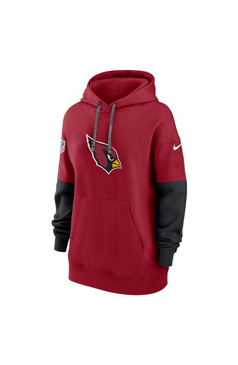 Nike Women's Nike Cardinal Arizona Cardinals 2024 Sideline Essential Fleece Pullover Hoodie, Alternate, color, Cardinal