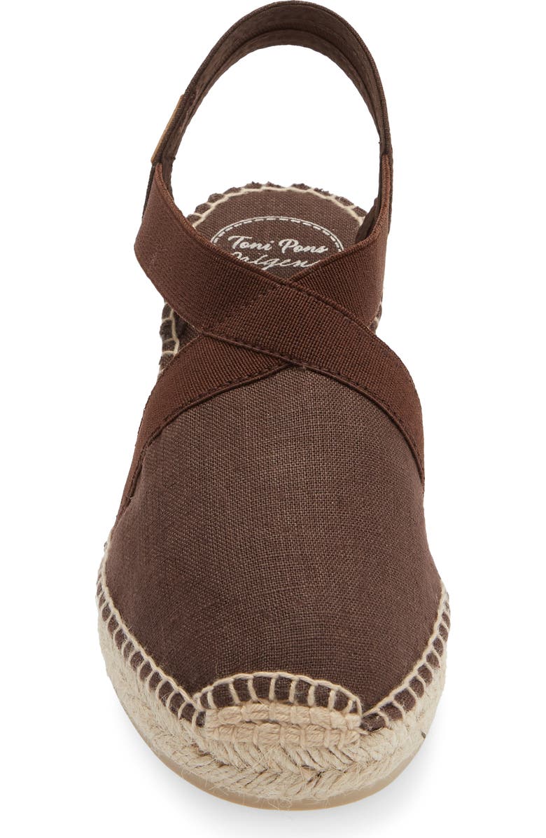 Toni Pons 'Ter' Slingback Espadrille Sandal, Alternate, color, Marro