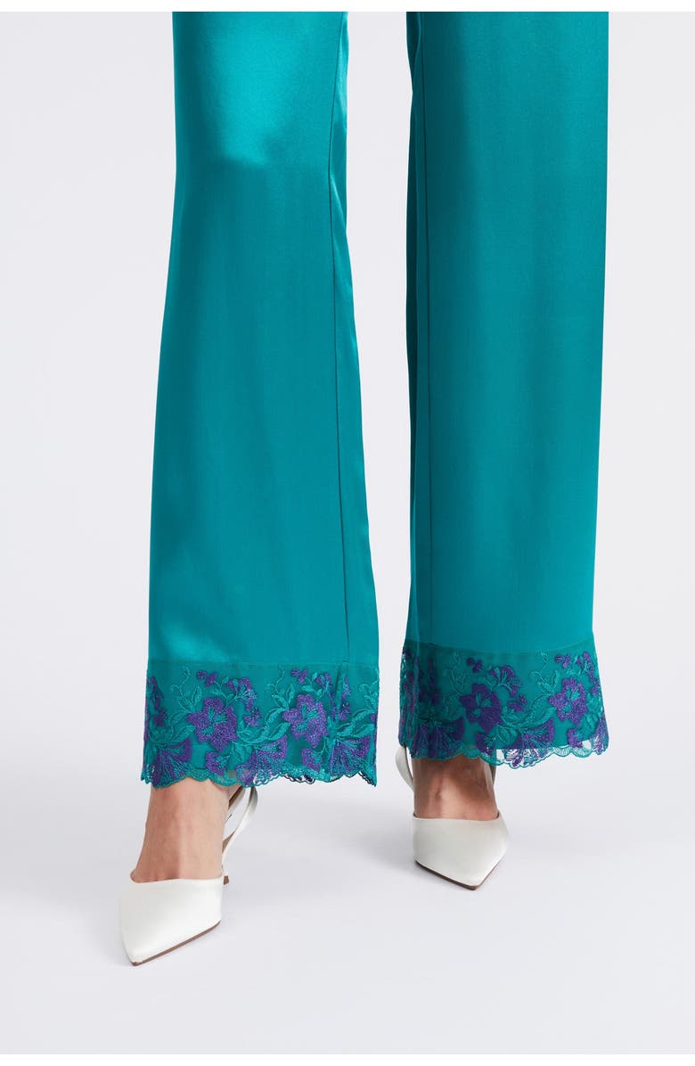 Scarlett Gasque The Marilyn Pant, Alternate, color, Teal
