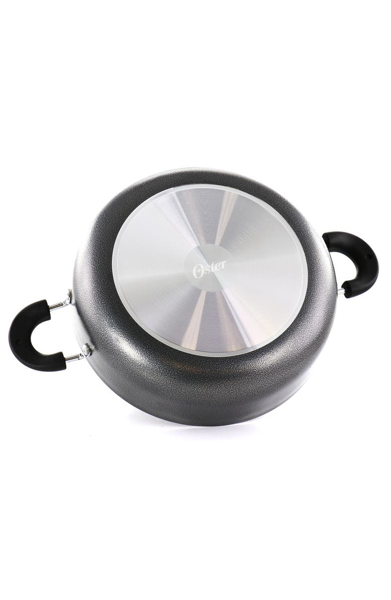 OSTER Clairborne 6 Quart Nonstick Aluminum Everyday Pan, Alternate, color, Grey