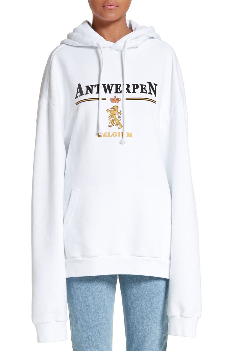 x SPACE Graphic Hoodie (Nordstrom Exclusive), Main, color, WHITE
