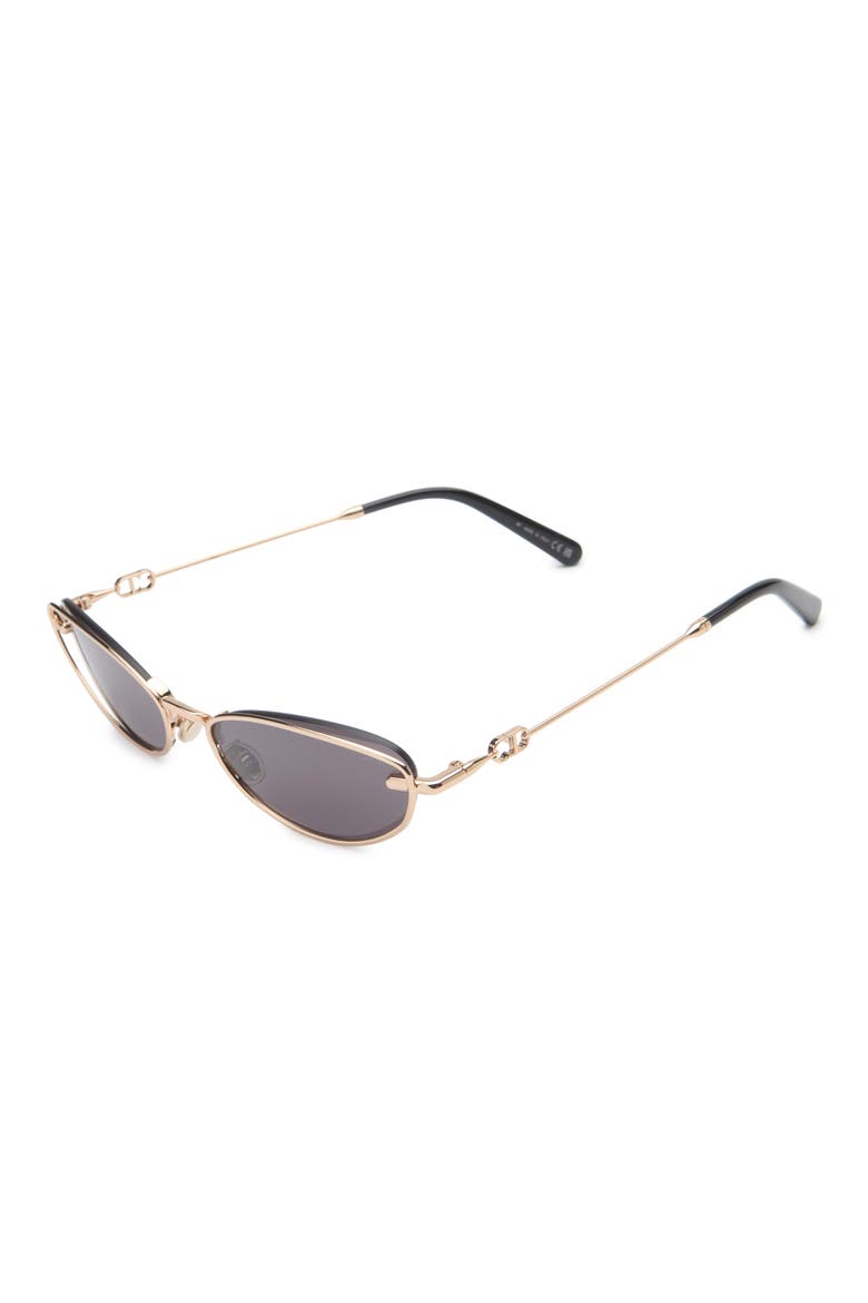 Petit CD B1U Cat Eye Sunglasses, Alternate, color, SHINY ROSE GOLD / SMOKE