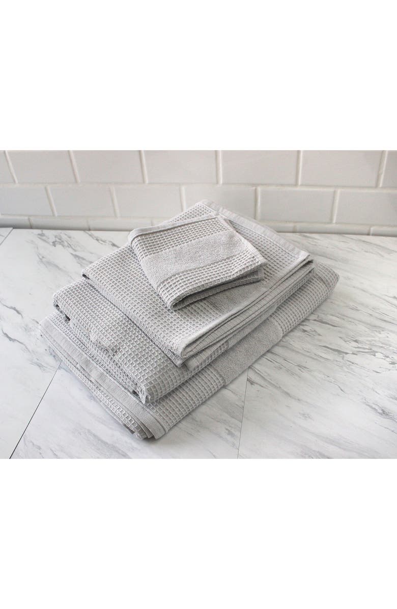 MELANGE HOME Waffle Terry 6-Piece Towel Set, Alternate, color,