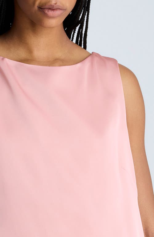 Kenneth Cole Sleeveless Open Back Shift Dress In Ros