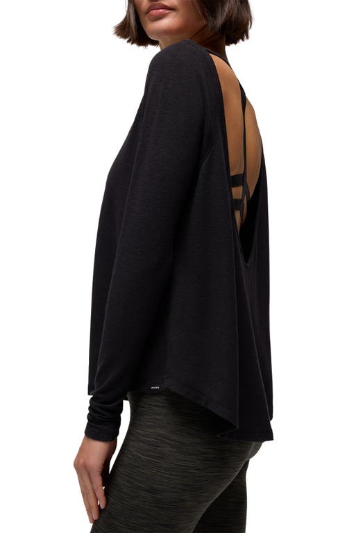Prana New Moon Long Sleeve T-shirt In Black