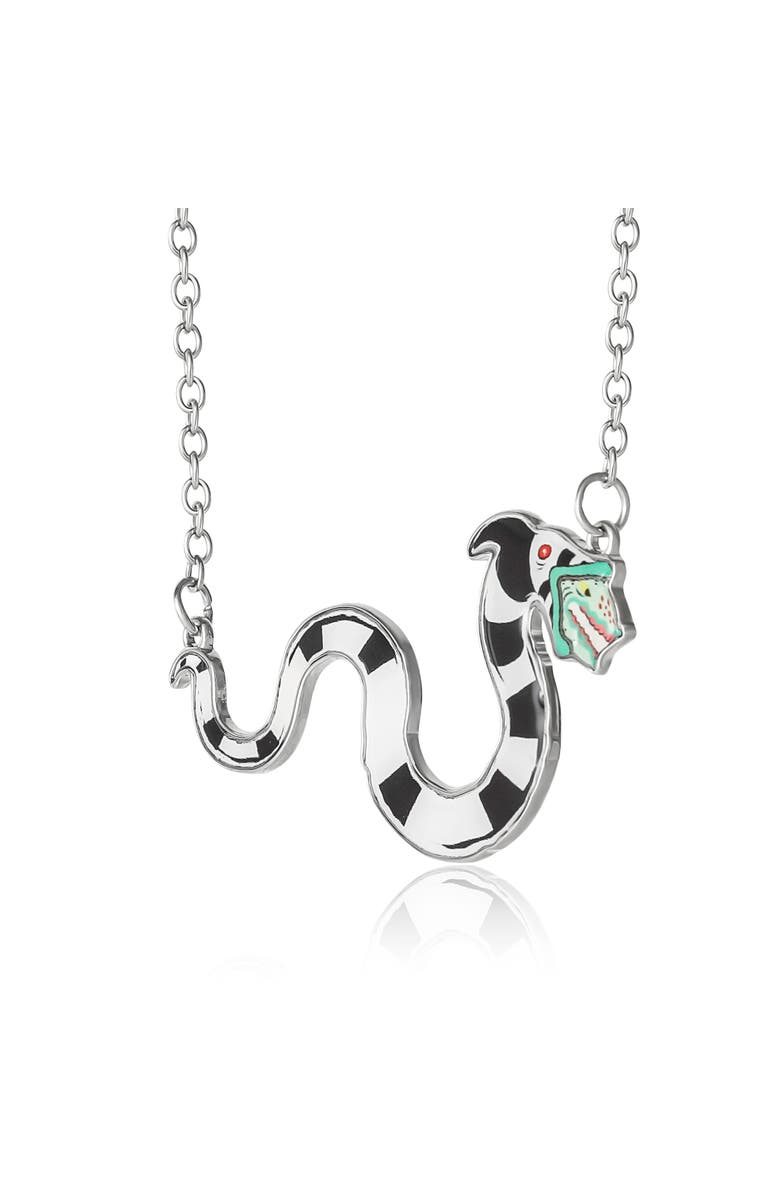 BEETLEJUICE Sandworm Pendant Necklace, 18"+3", Alternate, color, Multicolor