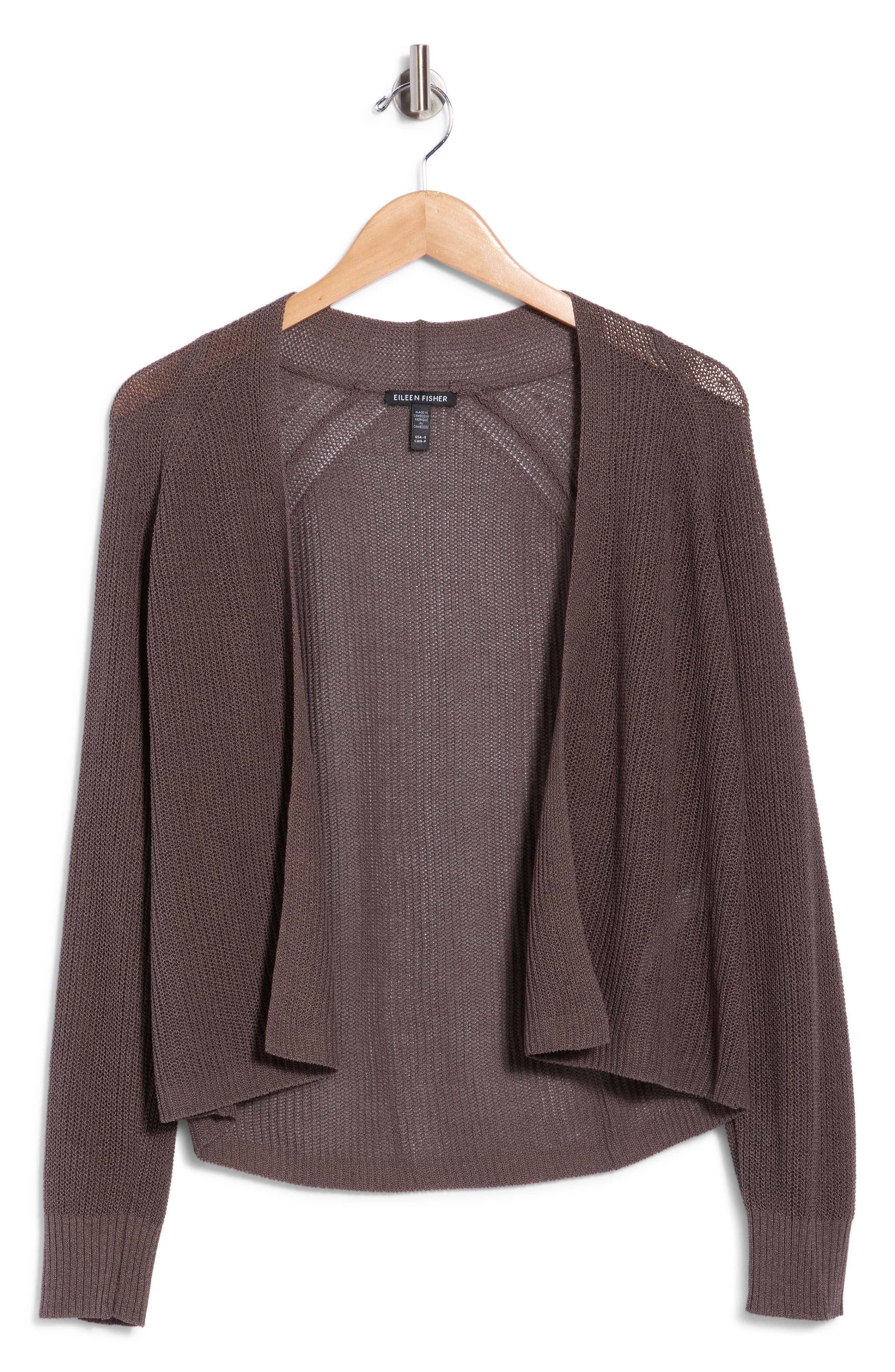 Organic Cotton & Silk Rib Cardigan