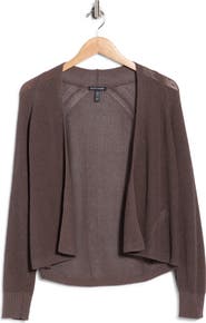 Eileen Fisher Organic Cotton & Silk Rib Cardigan