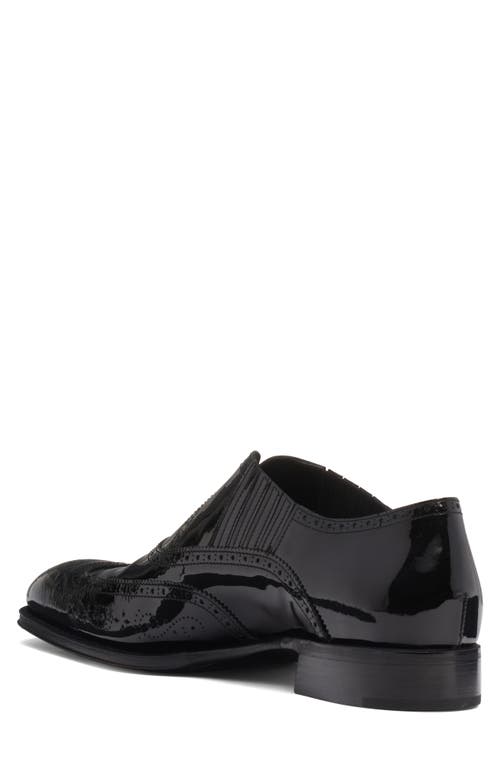 Alexander Mcqueen Mcqueen Jermyn Slip-on Wingtip Oxford In Black