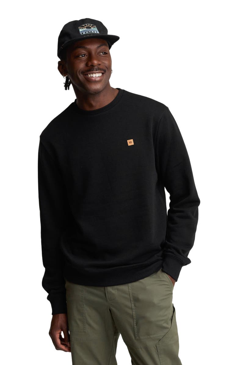 tentree Reynard Crew, Alternate, color, Meteorite Black