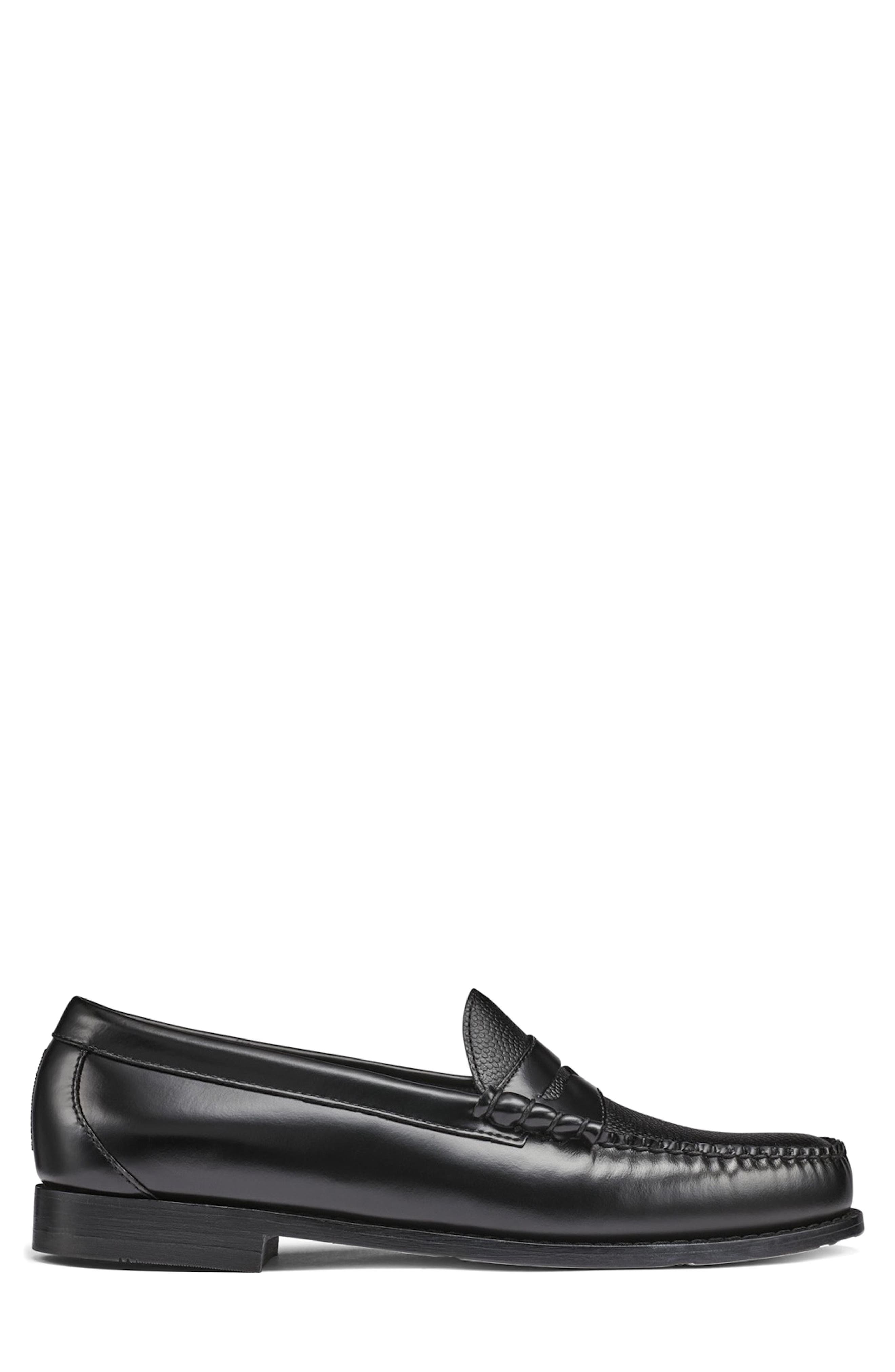 G.H.BASS x Reigning Champ Larson Weejuns Penny Loafer, Alternate, color, Black