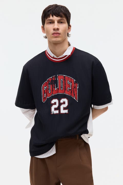Loose-fit printed t-shirt
