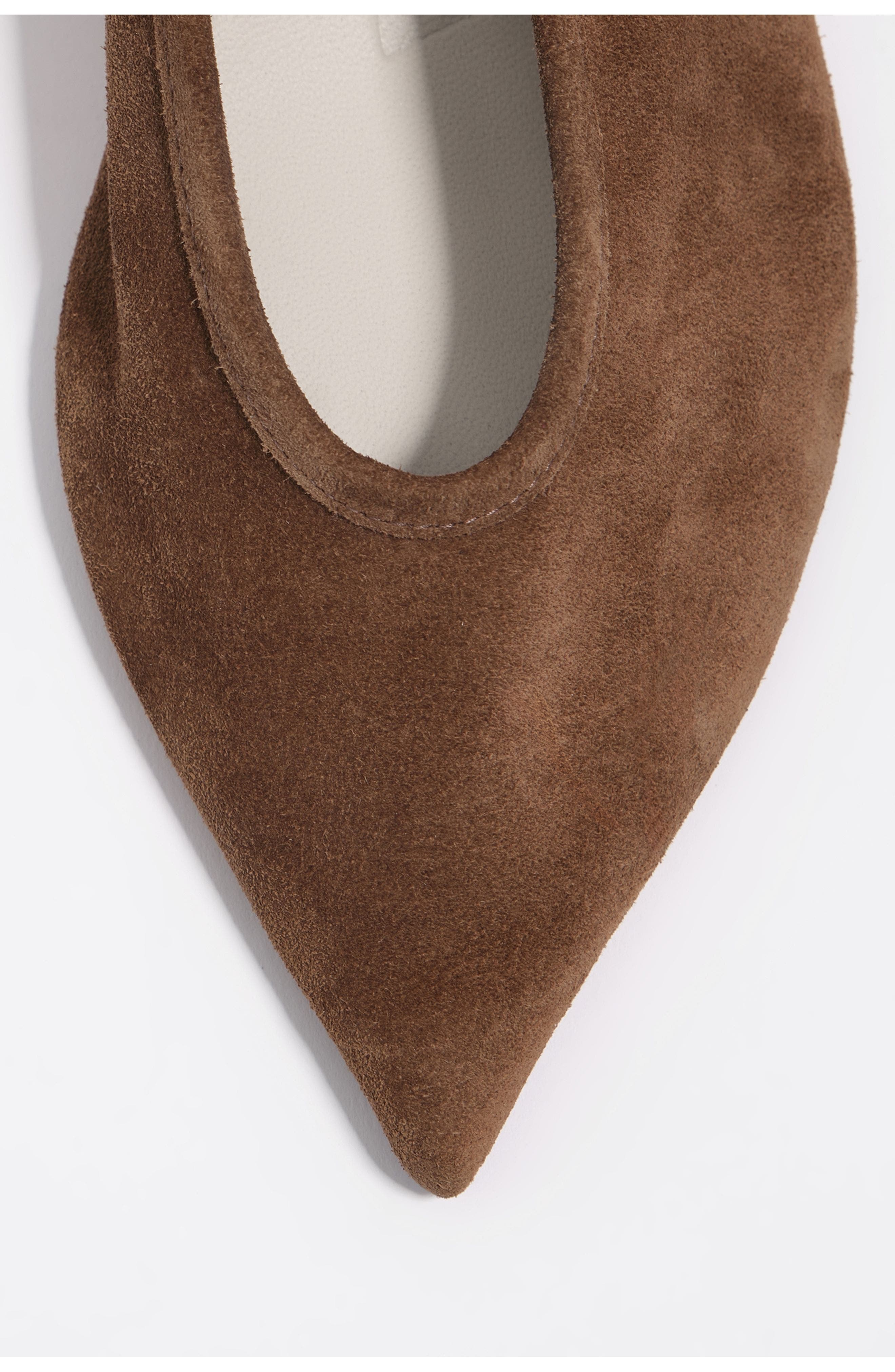 Bimba y Lola Suede Mid Court Shoe, Alternate, color, Taupe