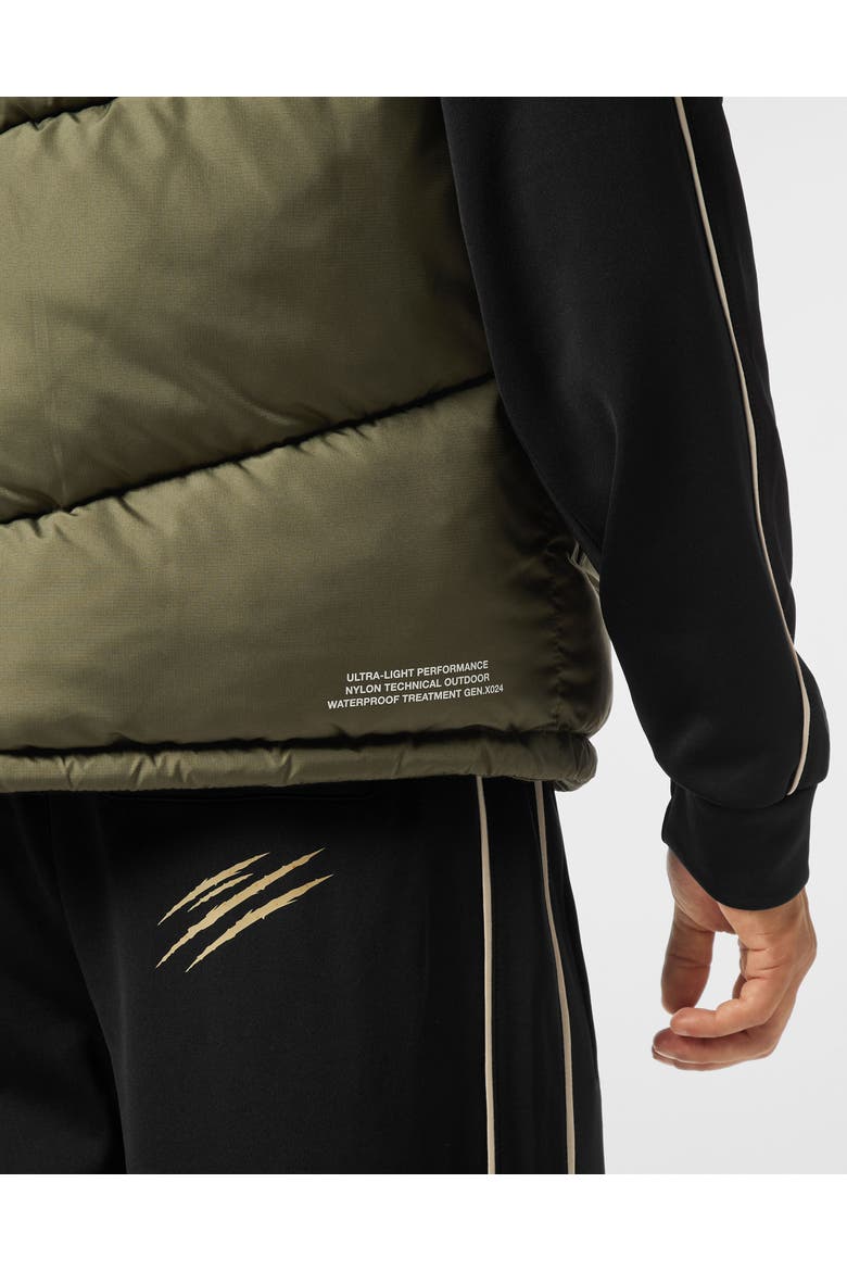 Short Vest Men, Alternate, color, Military