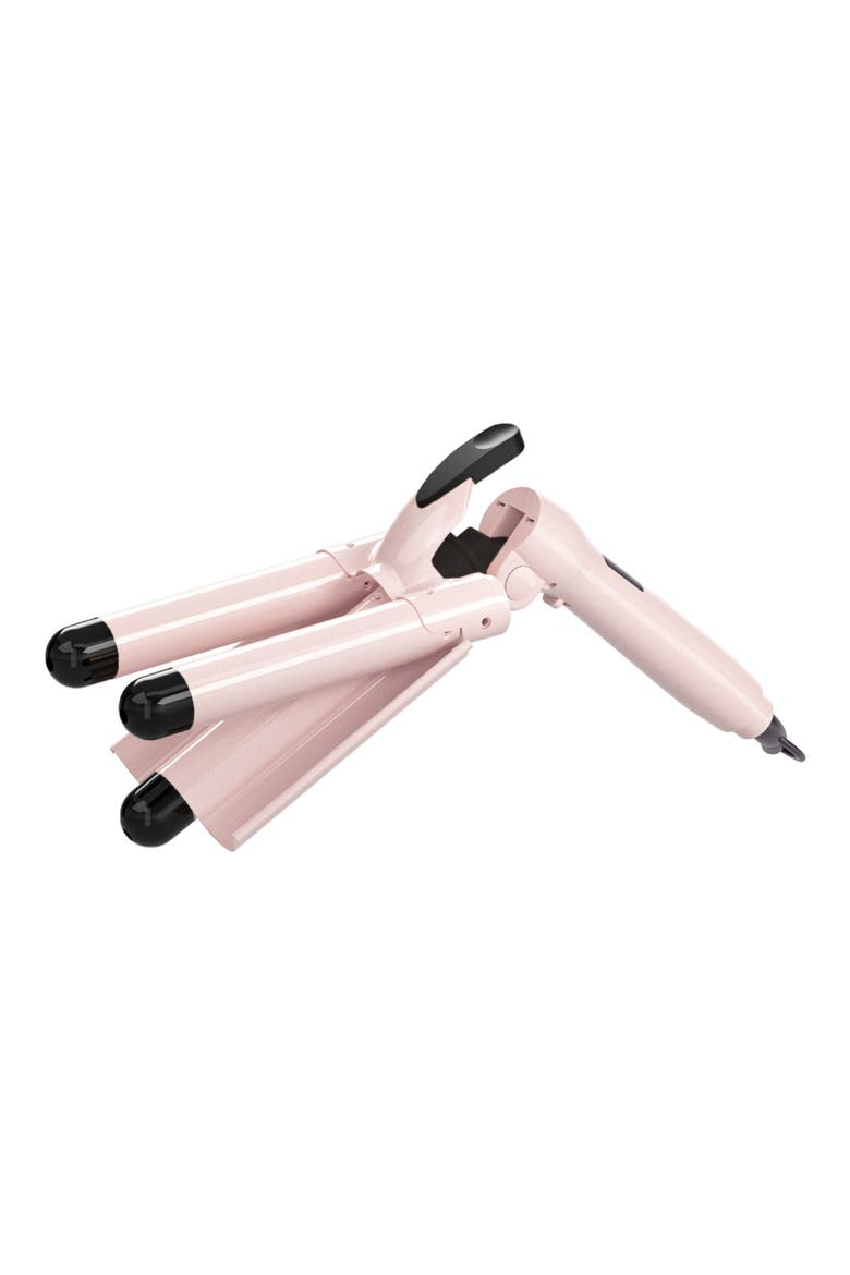 Digital Wave Maker - 1-Inch Foldable Three-Barrel Waver, Alternate, color, PINK V