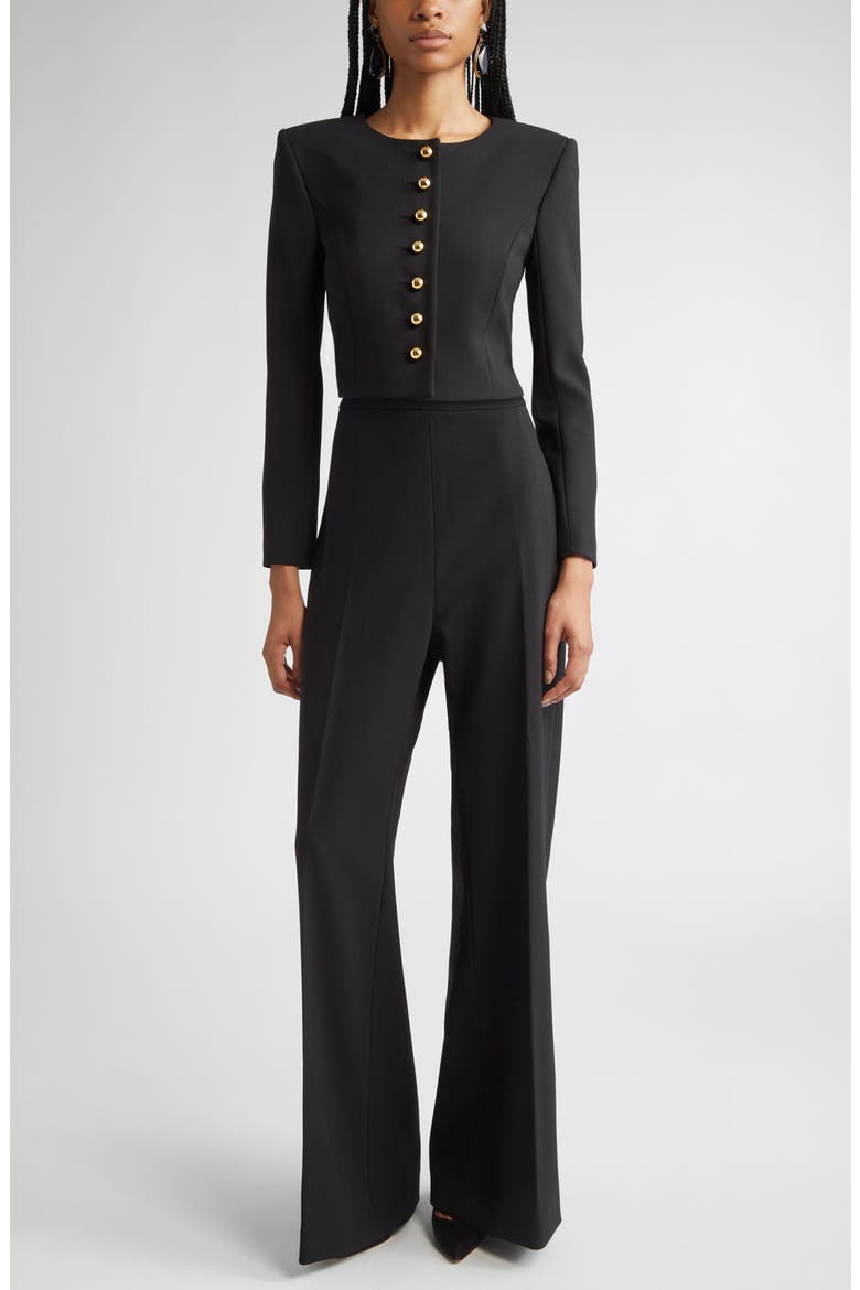 Diane High Waist Wide Leg Pants, Alternate, color, BLACK