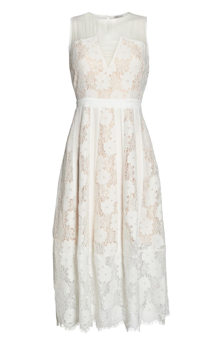 Chelsea28 Lace Midi Dress, Alternate, color, 