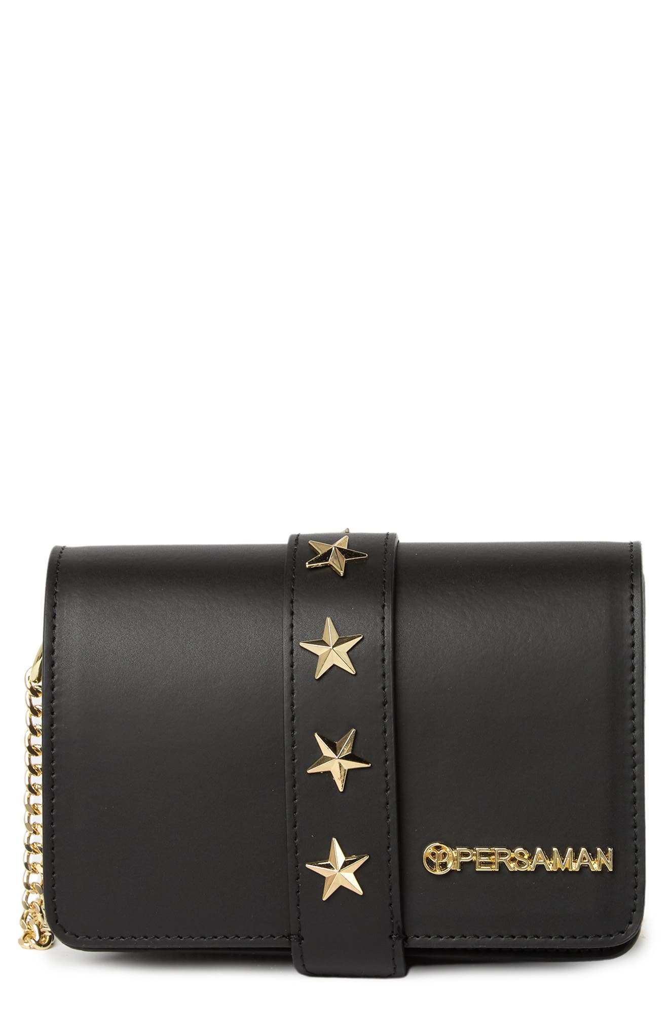 Persaman New York Lucie Studded Crossbody Bag, Main, color, 