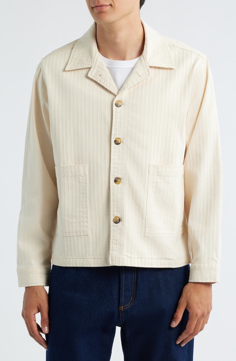 Percival Rocco Shirt Jacket, Alternate, color, Ecru