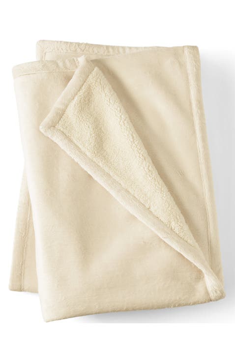 High Pile Fleece Throw Blanket