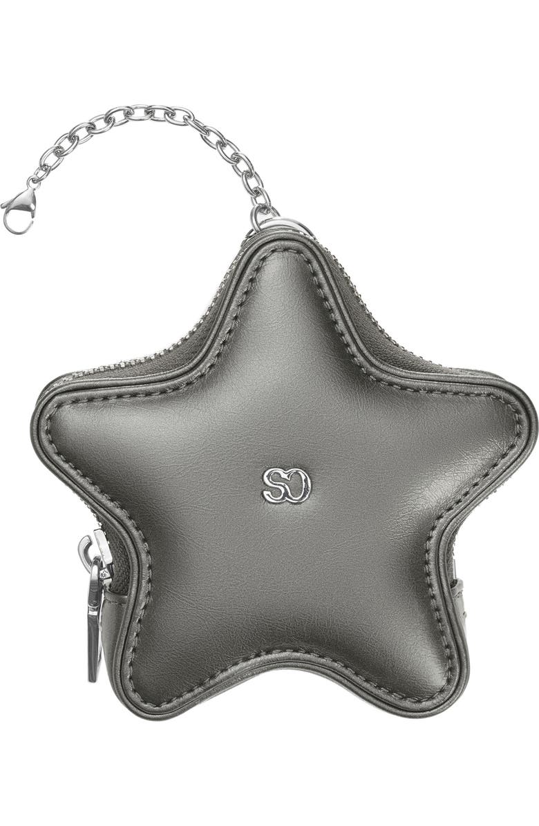 Stand Oil Star Faux Leather AirPods Case, Main, color,