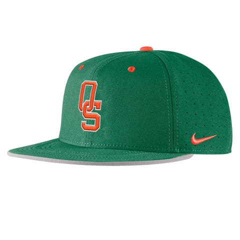 Men's Nike Green Oklahoma State Cowboys 2025 On-Field True Performance Baseball Fitted Hat