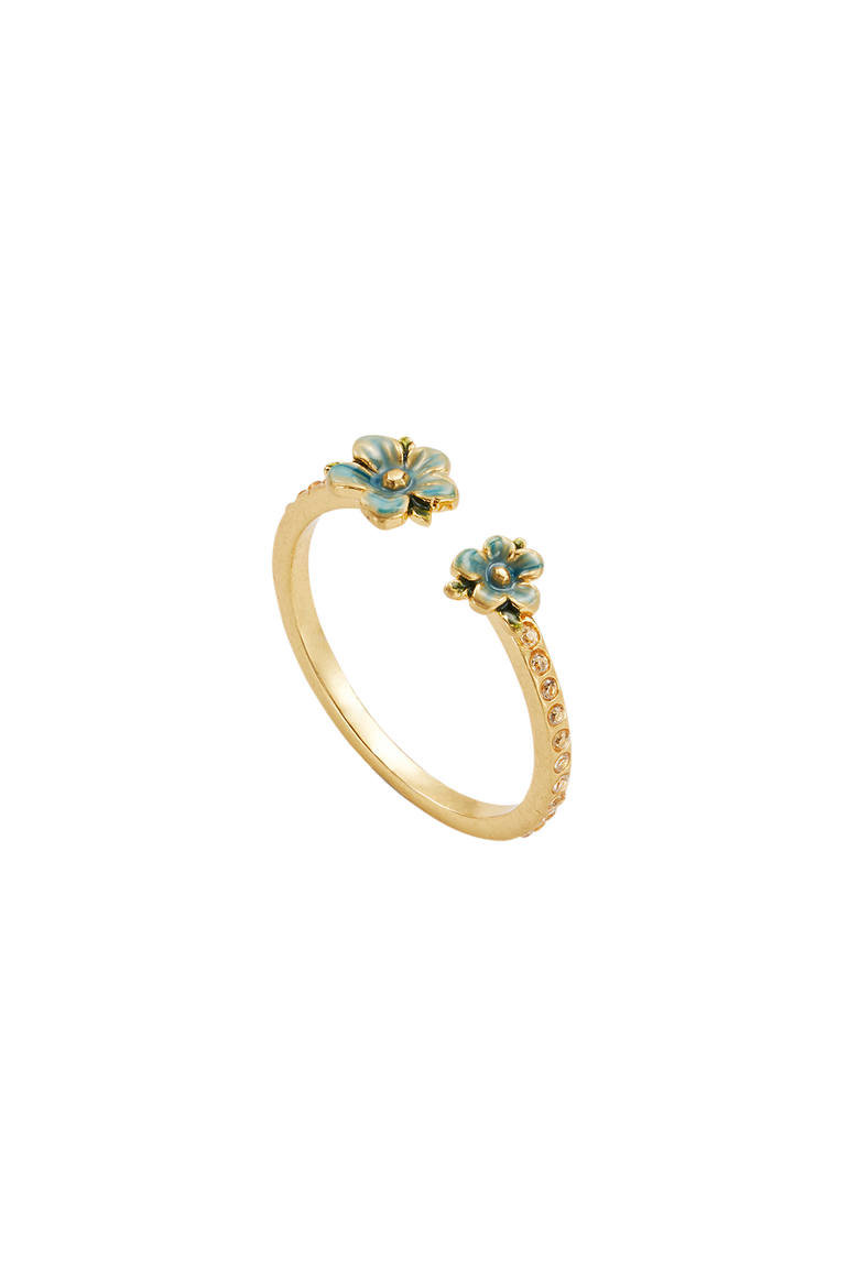 Forget Me Not Flora Ring, Main, color, Gold