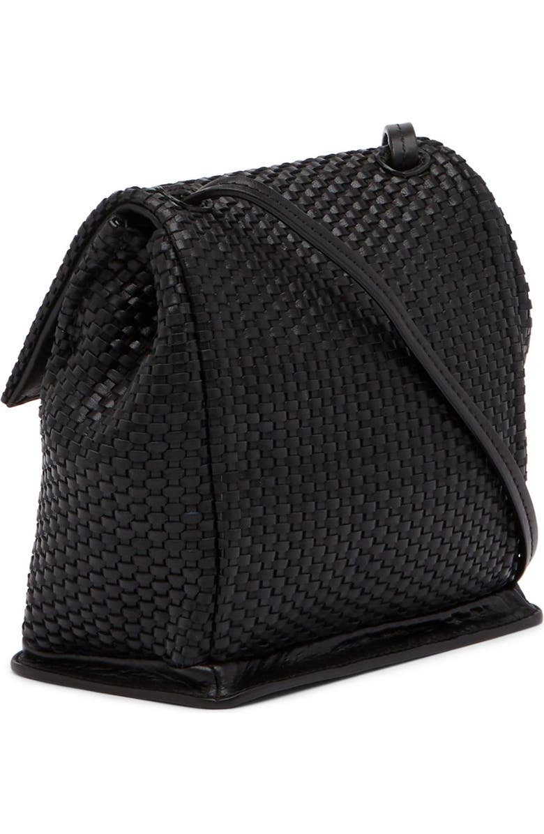 Christopher Kon Mini Weave Leather Crossbody Bag, Alternate, color,