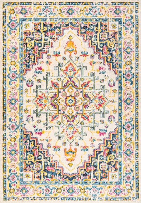 Brooklyn Geometric Medallion Area Rug