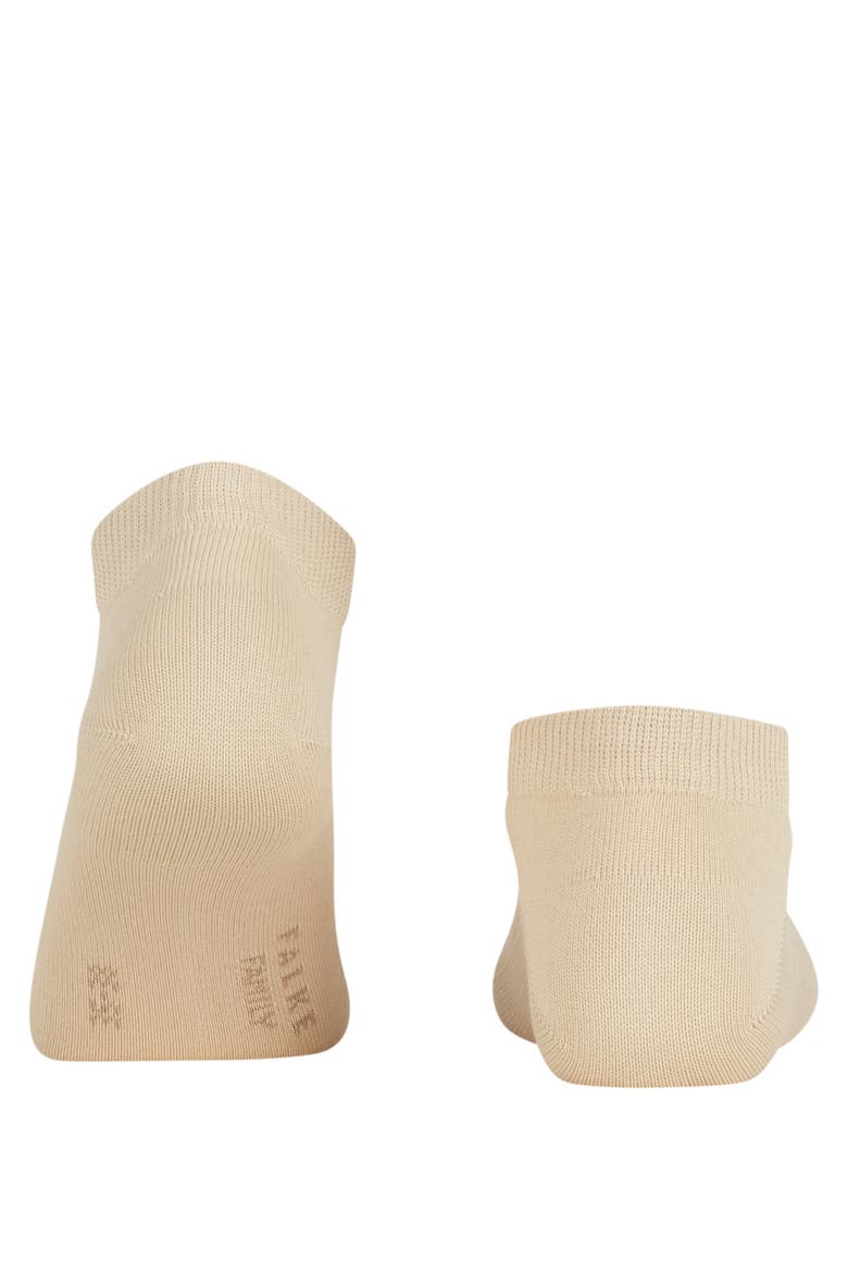 Family Sustainable Cotton Sneaker Socks, Alternate, color, Cream