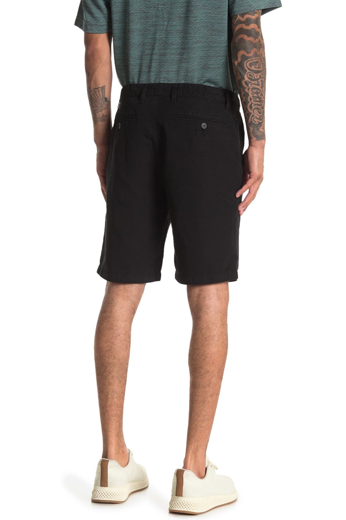 John Varvatos Star USA Robbie Linen Blend Shorts (Men) | Nordstromrack