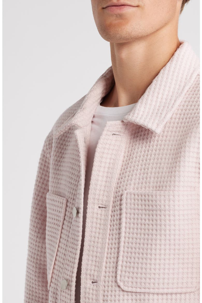 Waffle Weave Work Jacket, Alternate, color, LIGHT LILAC