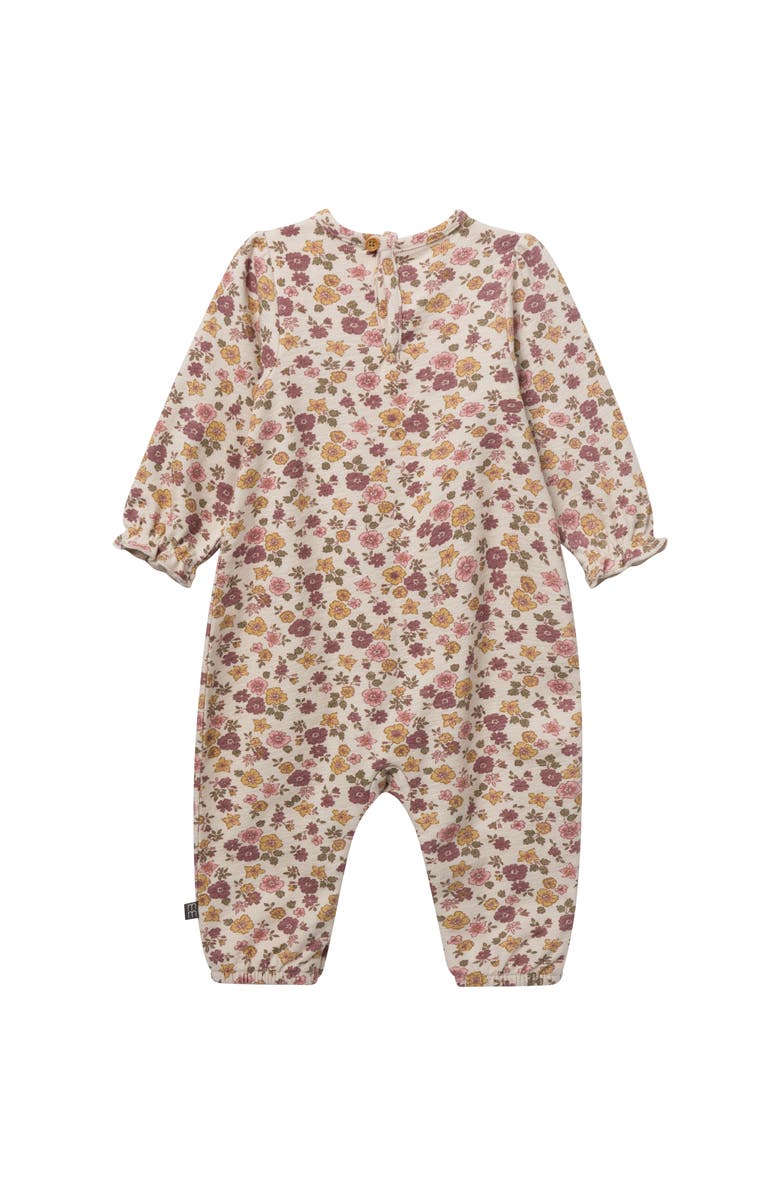 Modern Moments<sup
™</sup
 by Gerber Smocked Long Leg Romper, Alternate, color, Rainy Day Floral