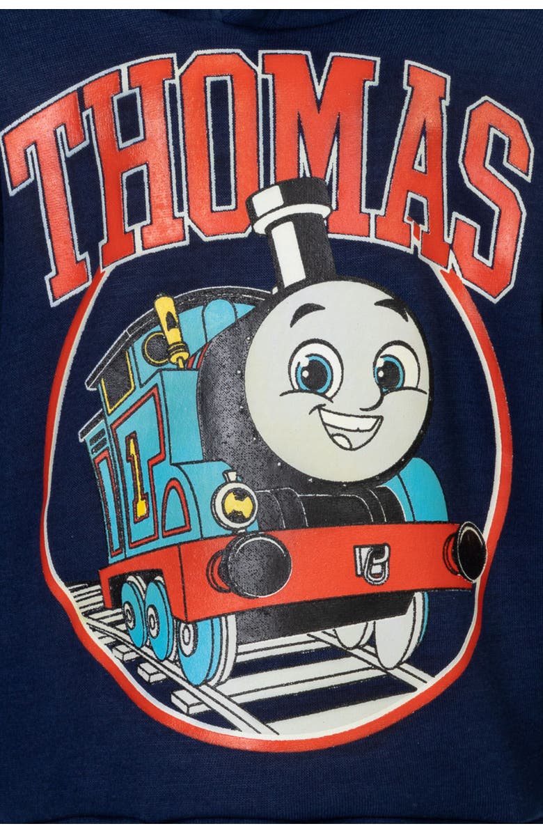 THOMAS & FRIENDS Fleece Hoodie, Alternate, color, Thomas Navy Blue