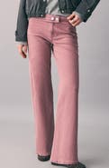 MANGO TEEN Belted Low Rise Straight Leg Jeans
