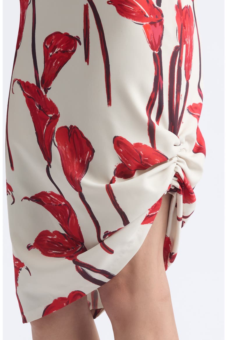 Floral Asymmetrical Skirt, Alternate, color, CERAMIC MULTI