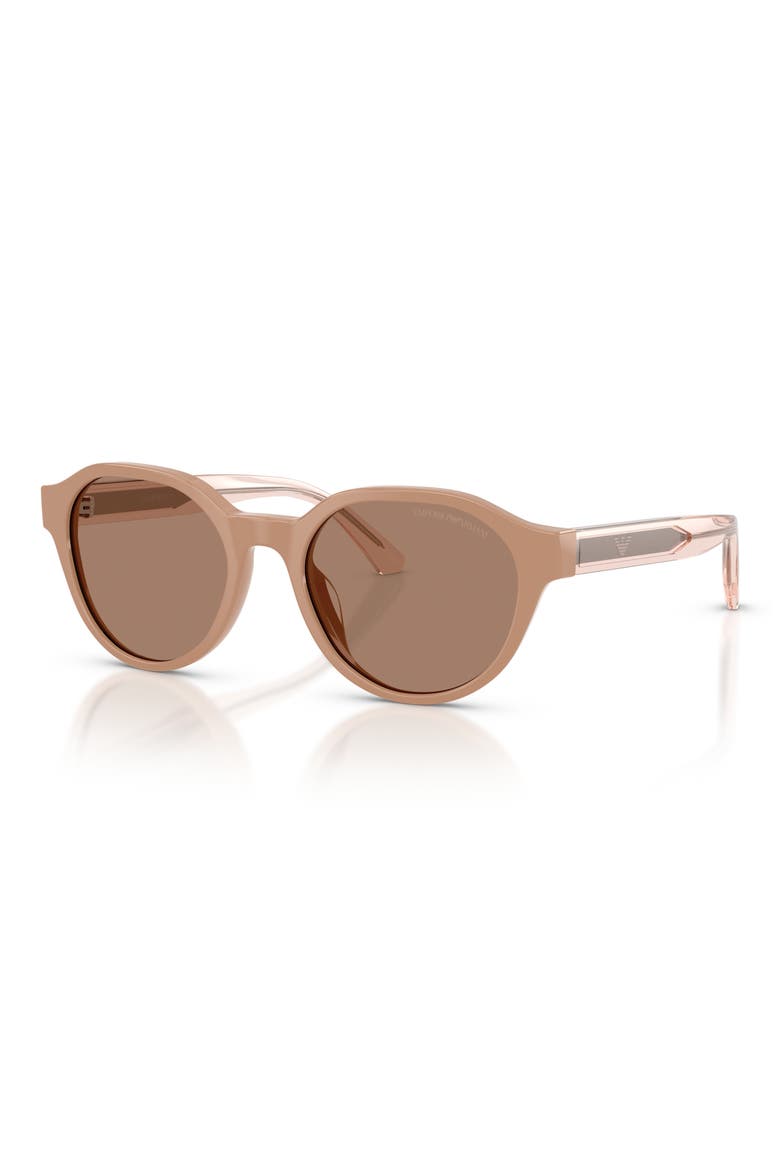 Kids' 48mm Small Phantos Sunglasses, Alternate, color, SHINY OPAL TUNDRA / DARK BROWN