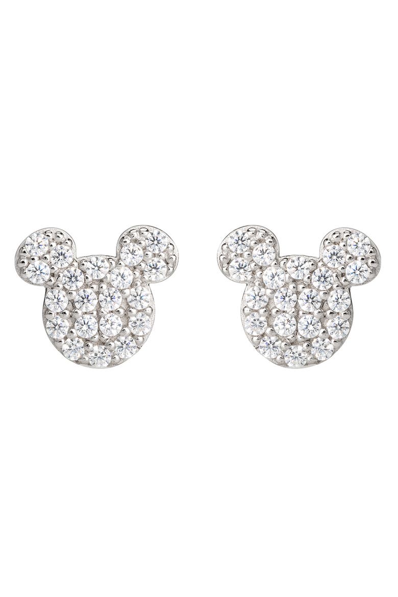 Mickey Mouse Earrings for Women Official License, Sterling Silver, Alternate, color, Silver