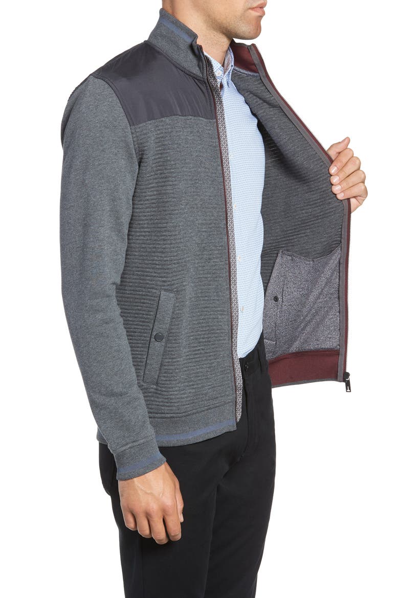 Sardin Quilted Jacket, Alternate, color, CHARCOAL